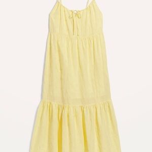 Old navy yellow maxi dress new without tags